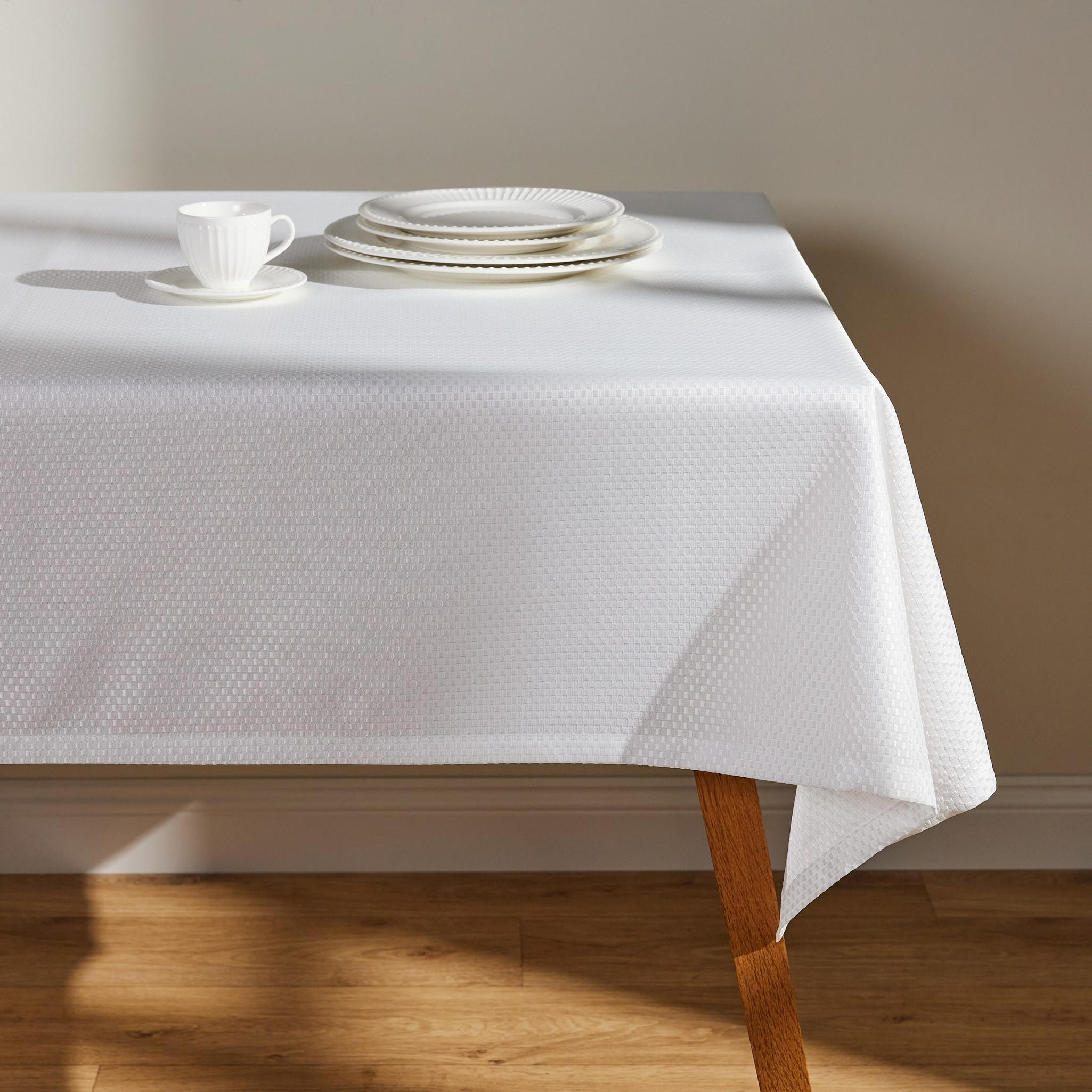 TISCHDECKE Arpuro - Weiß, Textil (360/150/1cm) - home&you