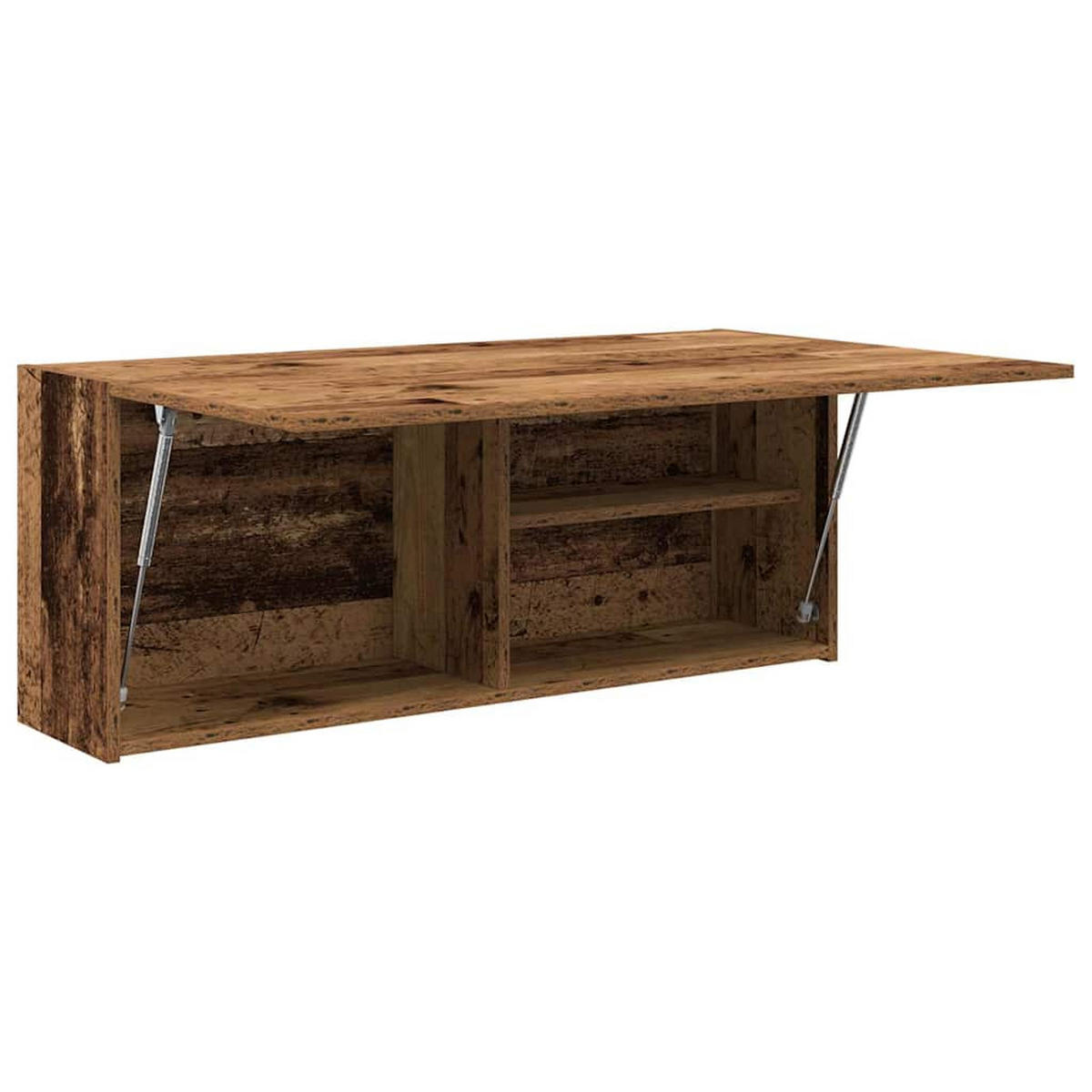 BAD-WANDSCHRANK Altholz-Optik 100/25/40 Cm Holzwerkstoff - Braun, Holzwerkstoff (25/40/100cm) - vidaXL