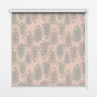 VNÚTORNÁ roleta - okenná roleta - roleta - 60x140 cm - Farebné listy - pink, plast (60/140/0.5cm) - TULUP