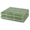 DUSCHTUCH Sensual Skin Karo 2er-Set - Grün, Textil (75/140cm) - Ross
