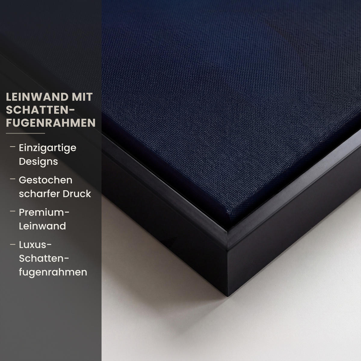 LEINWAND Bilder mit Rahmen - Meer - Fische - Bunt - Dynamisch - 80x60 - Hellblau, Textil (80/60cm) - MuchoWow