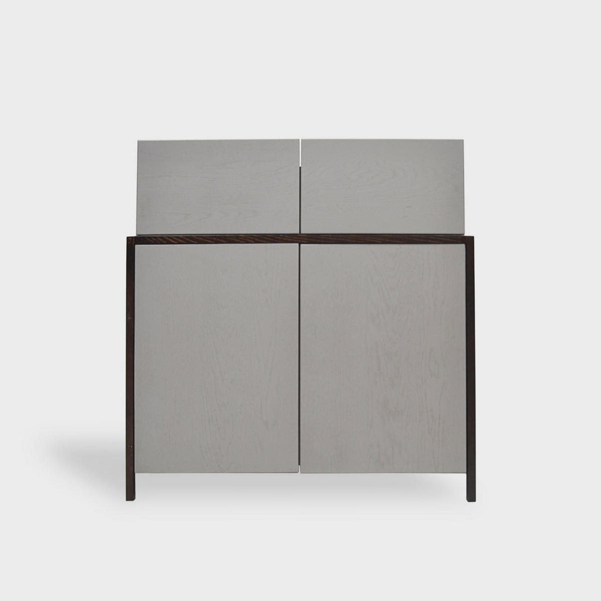 KOMMODE für das Wohnzimmer oder Schlafzimmer BOSTON - Eichefarben, Holz (105/100/35cm) - Rawood Furniture