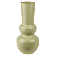 VASE Roger Salbeigrün 10/17/36cm Metall - Grün, Metall (36cm) - Mondex