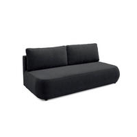 SOFA Antonio 3 Sitzplätze Schwarz - Schwarz, Holz (210/82/106cm) - Petits-meubles