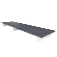 TVAUFSATZ Game Weiß matt / Avola-Anthrazit - Anthrazit, Holzwerkstoff (138.5/9.5/34.5cm) - Vladon