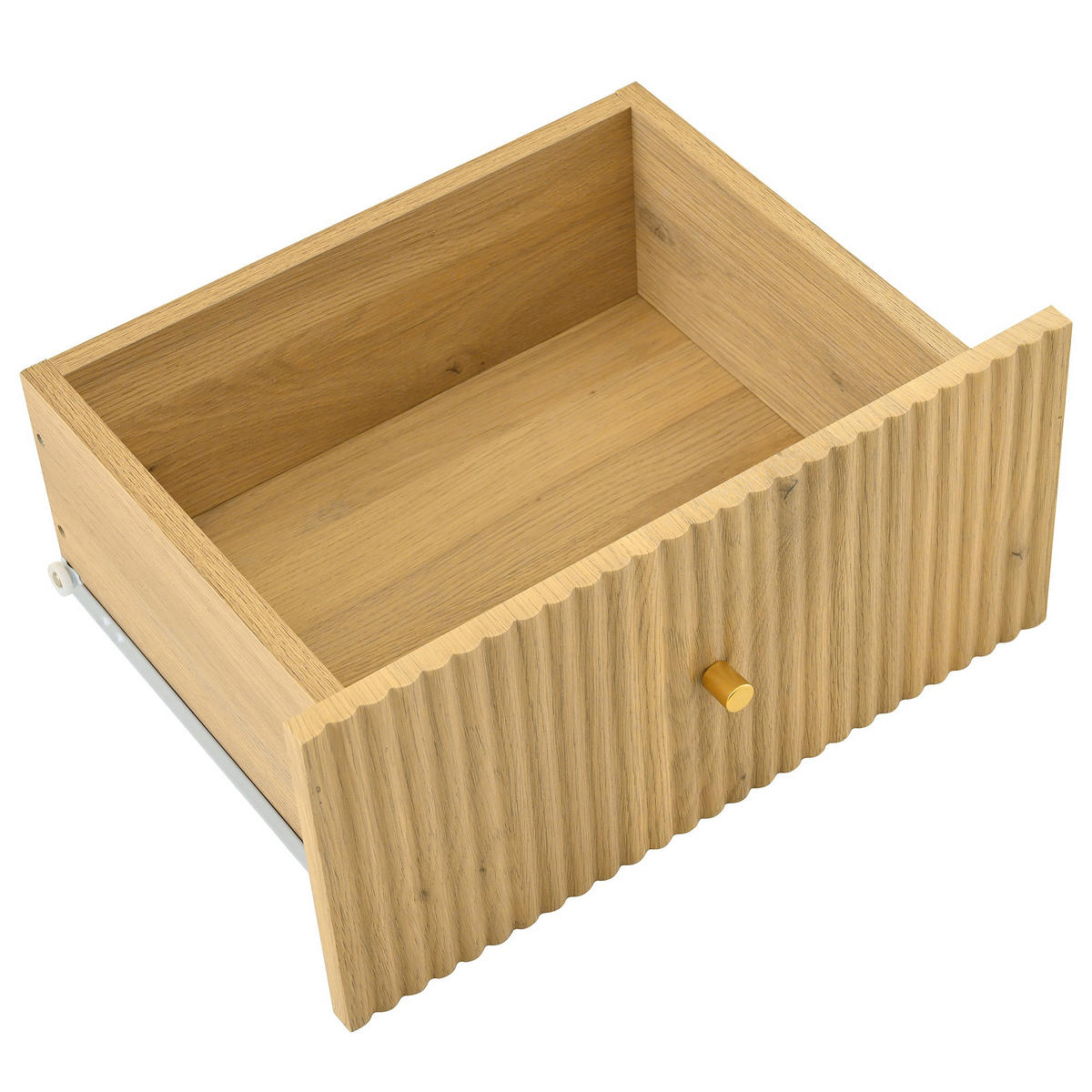 BUFFET in Naturholz- und Rattanoptik, Beige - Naturfarben, Holzwerkstoff (40/80/140cm) - Urban Meuble