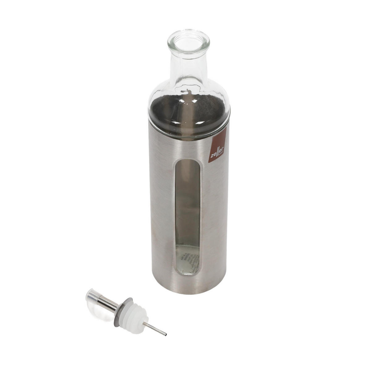 SPENDER für Oliven 6,5/6,5/28 cm - Silberfarben, Metall (6.5/28/6.5cm) - ZELLER