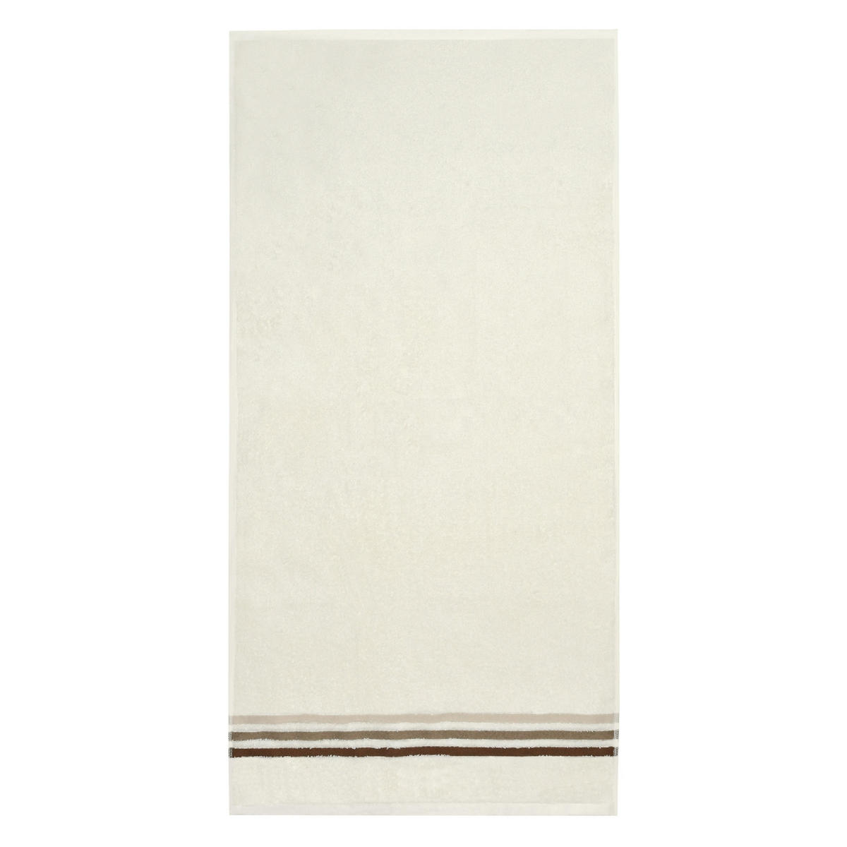 DUSCHTUCHSET Skyline Color - 2-teilig - 70 x 140 cm - Creme - Creme, Textil (70/140cm) - SCHIESSER