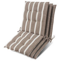 NIEDERLEHNER Sun-NL 105x50x8cm Beige-Weiß-Gestreift (3tlg) - Beige, Textil (50/100cm) - Beautissu 