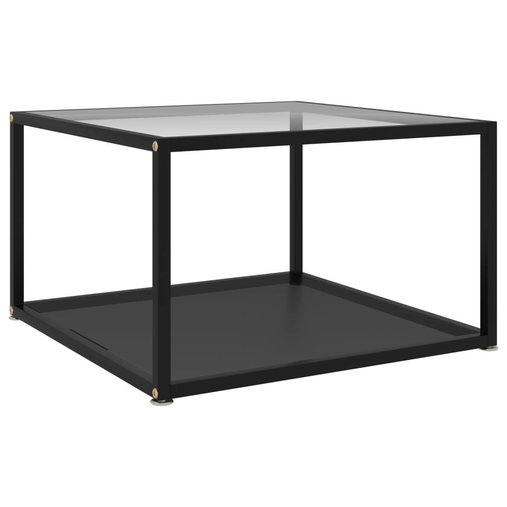 furnicato Couchtisch Transparent 60x35x60 cm