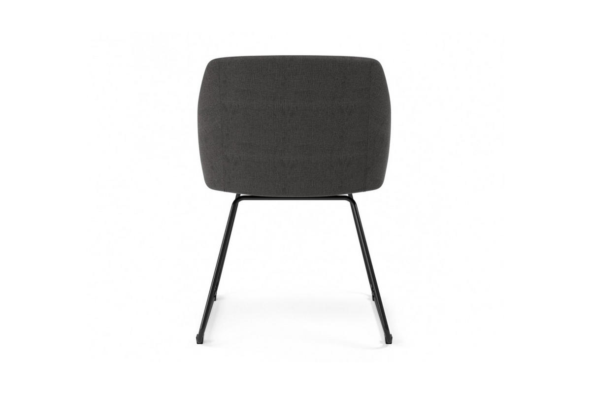STUHL MALIMA Webstoff - Anthrazit, Textil (48/83/54cm) - KAWOLA