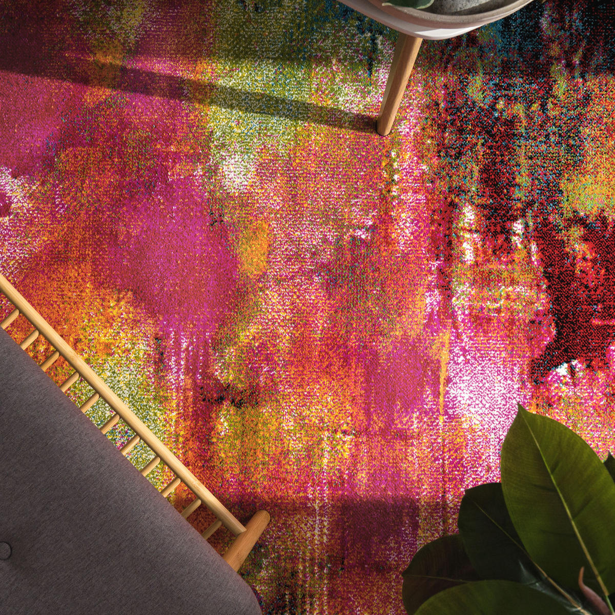 KURZFLORTEPPICH 160/230 cm Canvas 754 - Multicolor, Textil (160/230cm) - Paco Home