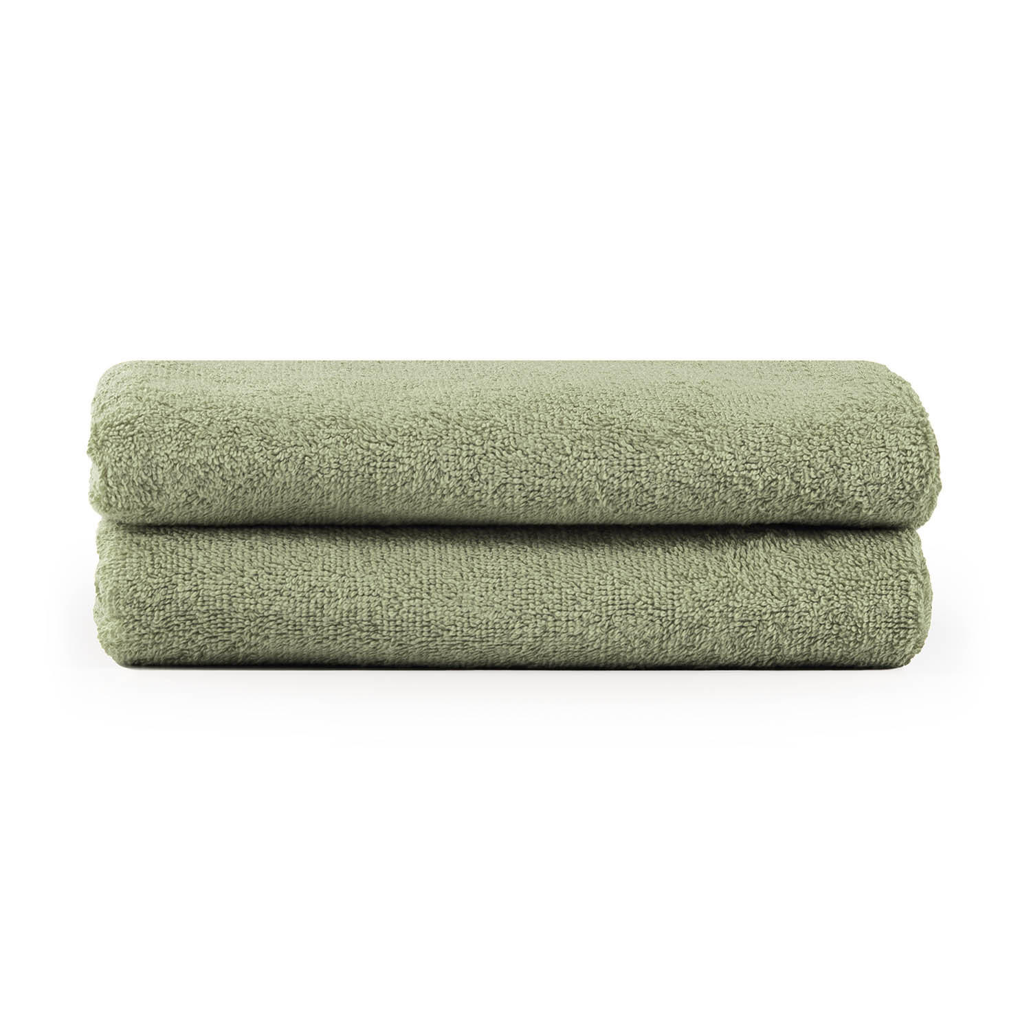 HANDTUCH 2er-Set, 2x Handtuch 50/100 cm, Hellgrün - Hellgrün, Textil (50/100cm) - Blumtal