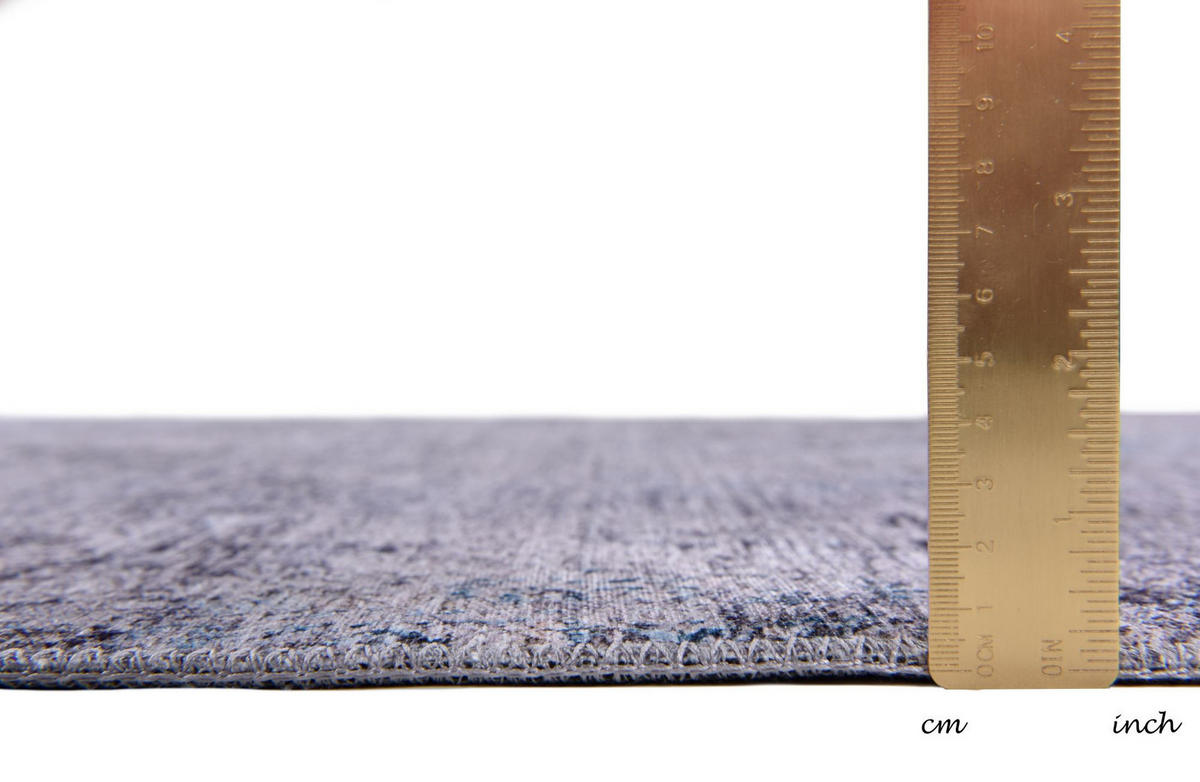 VINTAGE-TEPPICH Cecilia 70x140 cm - Grau, Textil (70/140cm) - Gino Falcone