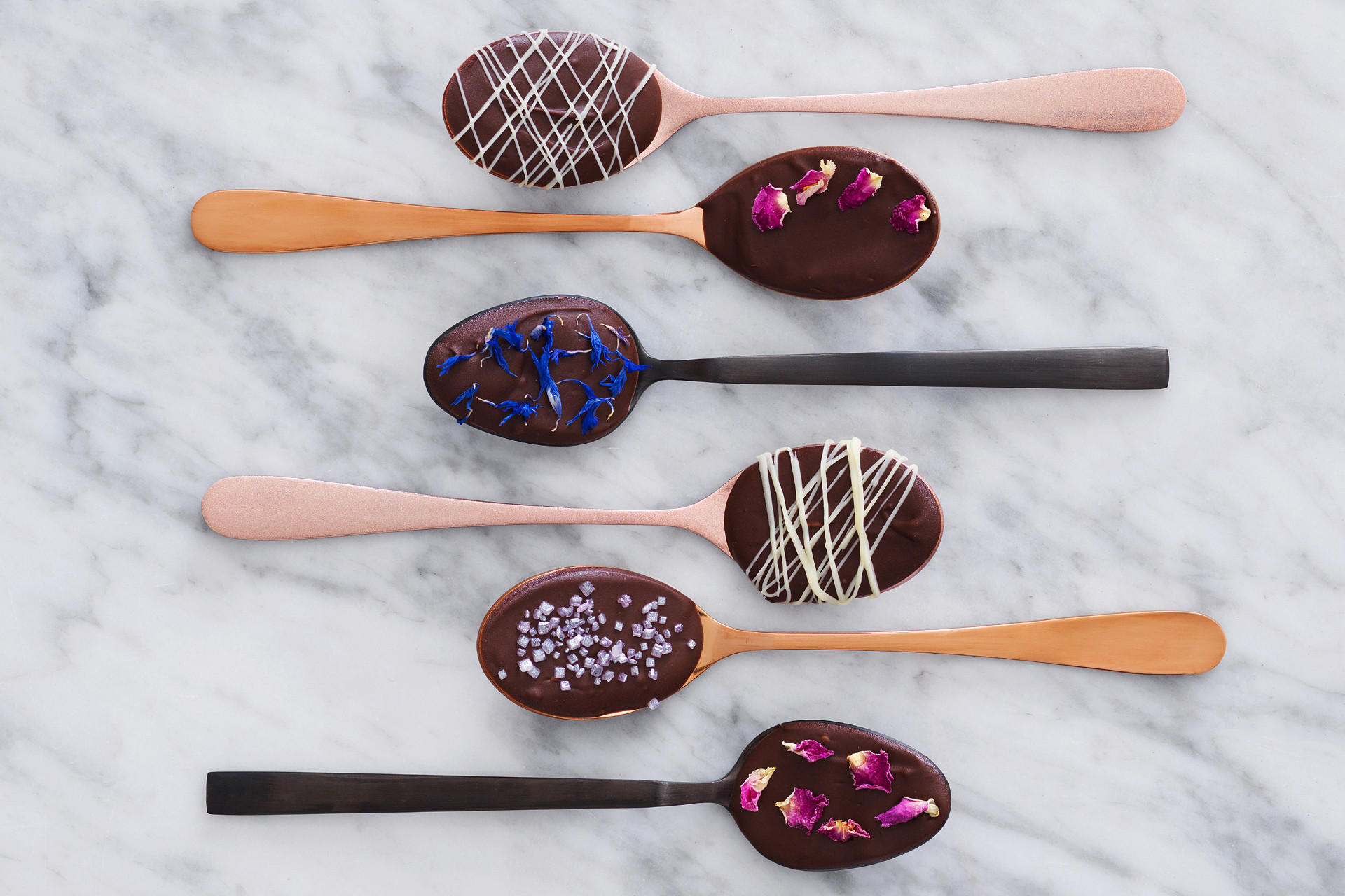 DIY vianočné darčeky, čokoládová lyžička