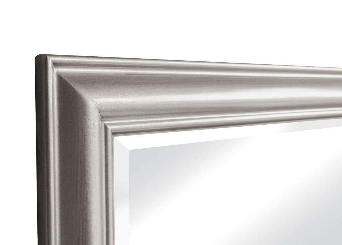 WANDSPIEGEL XL 180x80 cm, Silber, Holz - Silberfarben, Holz (80/180/80cm) - dasmöbelwerk
