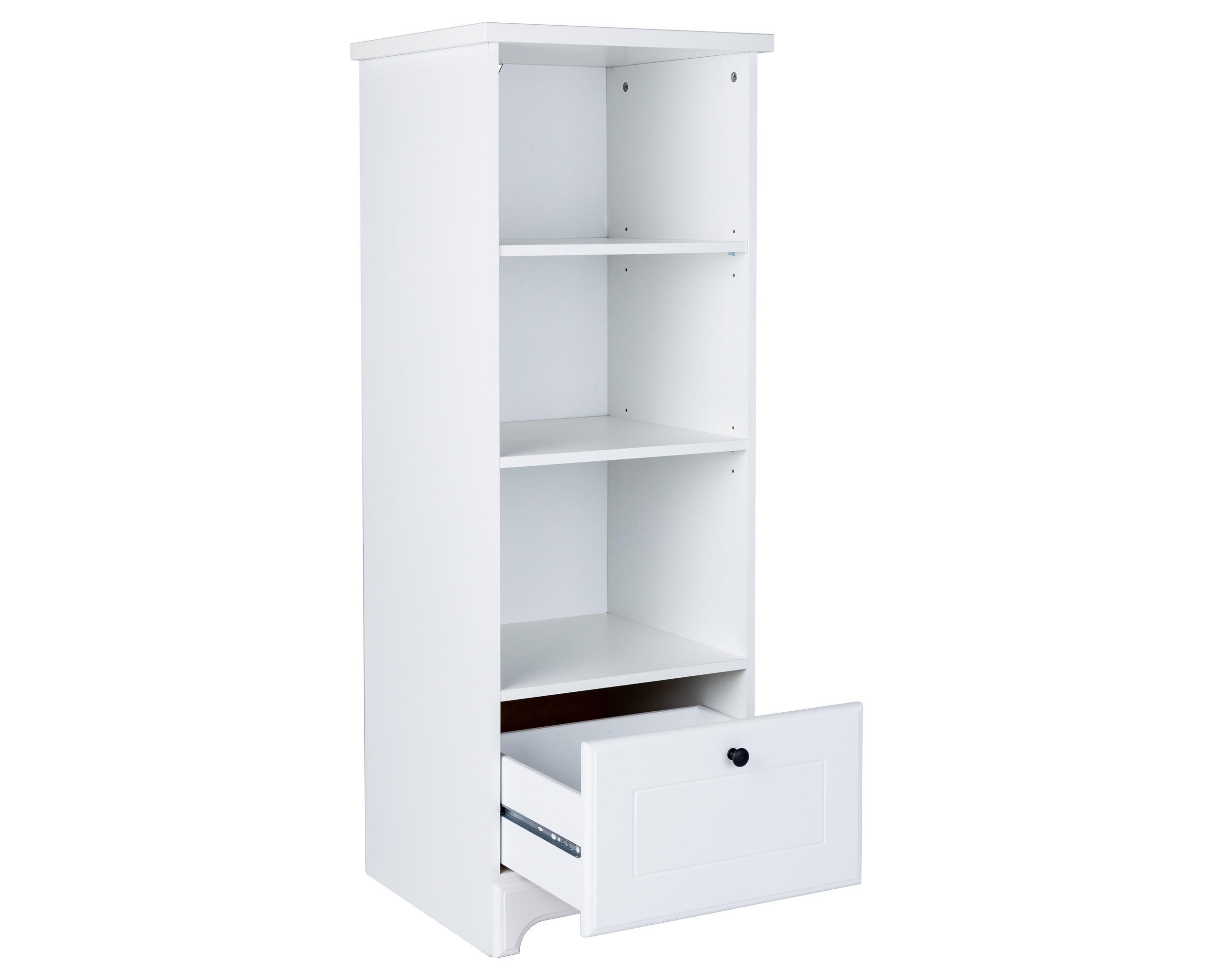 STANDREGAL Thilo Soft-Close - Weiß, Holzwerkstoff (48/126/40cm) - arthur berndt