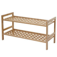 SCHUHREGAL Braun - Braun, Holz (69/35/27cm) - MCW