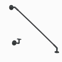 VORDACHHALTER - SET STR Halter für Glasvordach - Edelstahl RAL7016 - Anthrazit, Metall (75/40/100cm) -  Glaswerk Westfalen