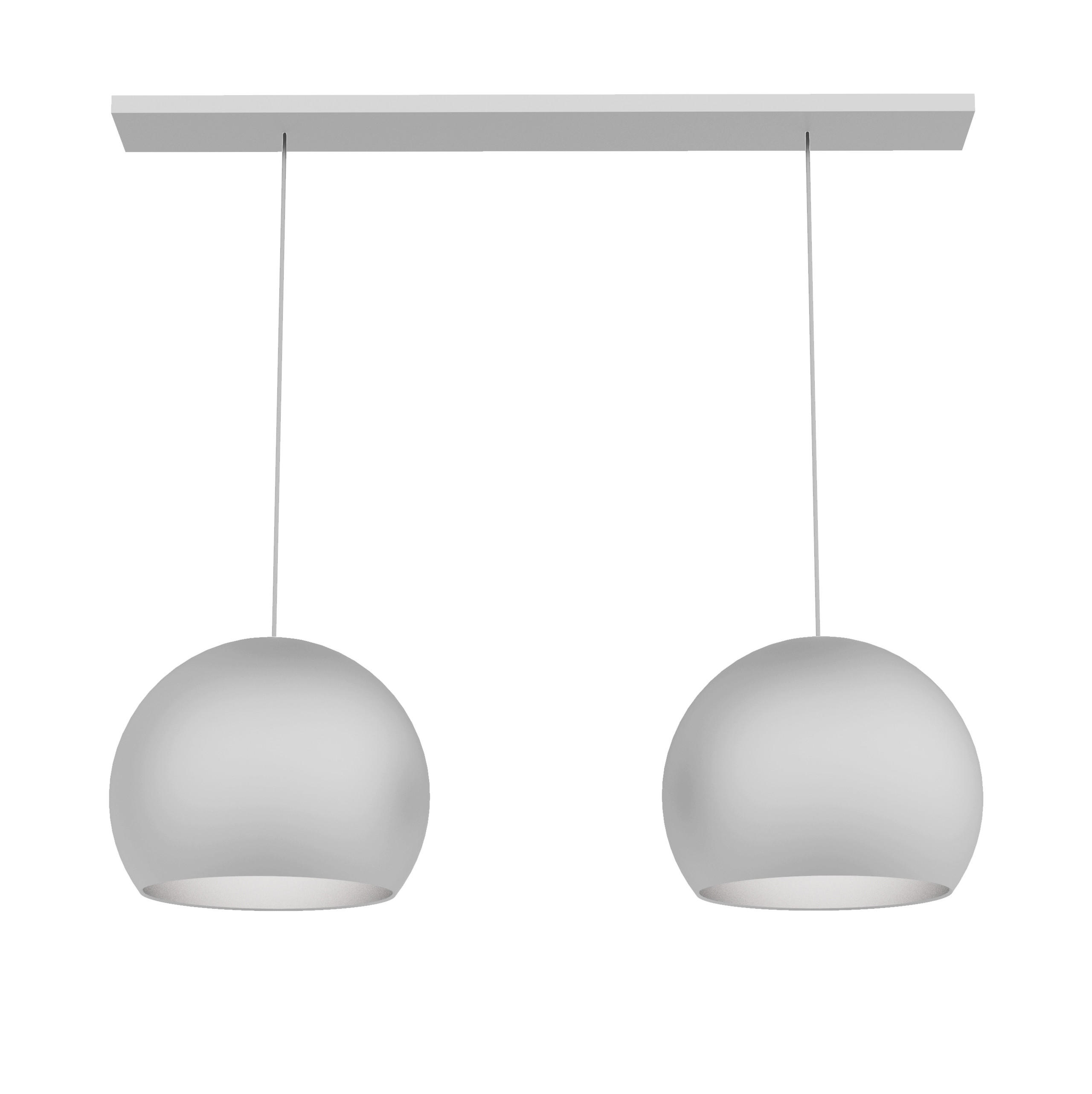 HÄNGELEUCHTE - Weiß, Metall (20/70/20cm) - Lumicom