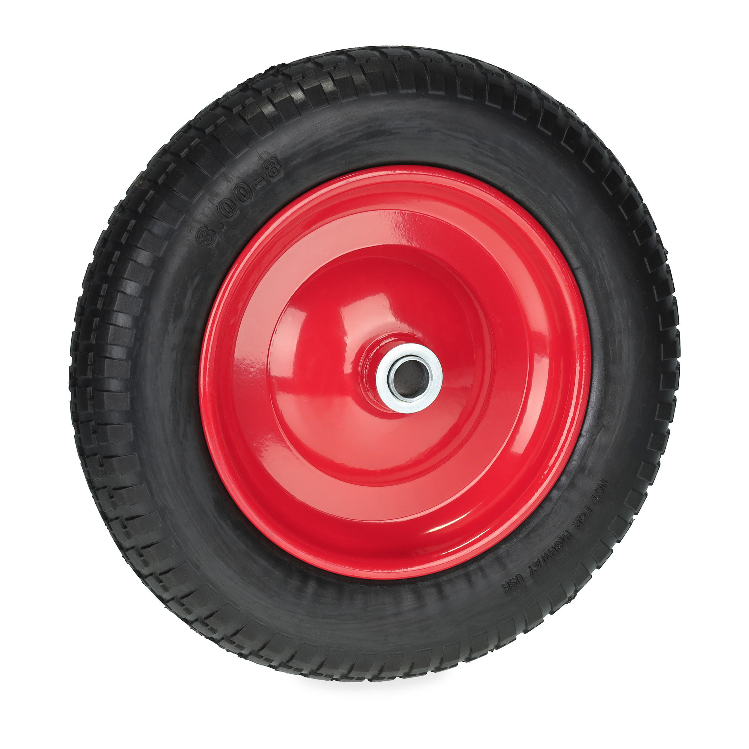 SCHUBKARRENRAD - Multicolor, Kunststoff/Metall (34.5/34.5/9cm) - Relaxdays