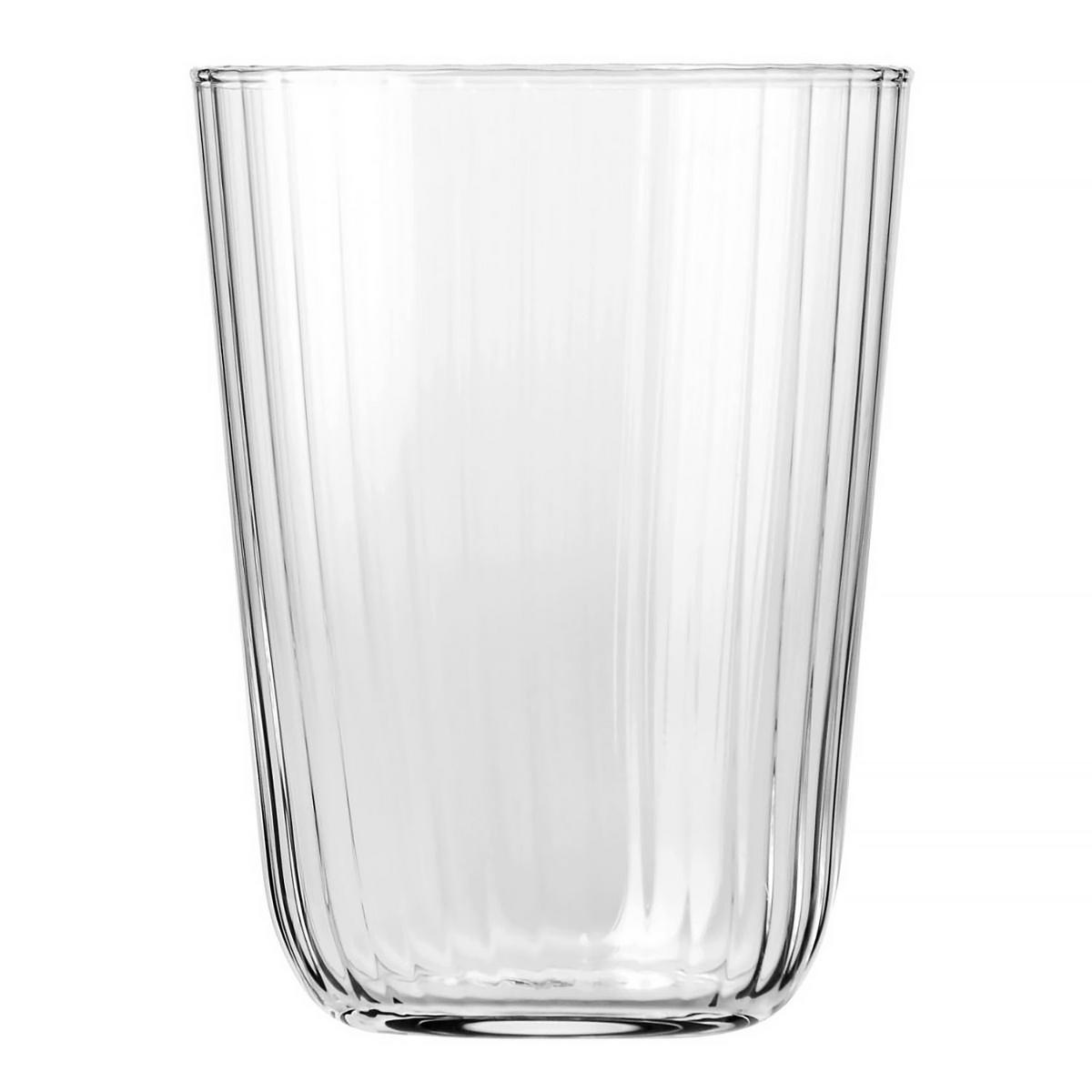 LONGDRINKGLÄSER XNO HIGHBALL OPTIC, 6ER-SET, 380 ML - Transparent, Glas (0.38L) - Krosno Glass