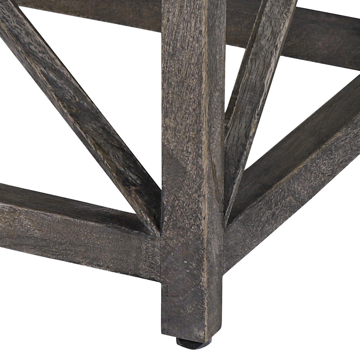 BEISTELLTISCH rechteckig Grau Ø 45/55 cm - Grau, Holz (55/45/55cm) - WOMO-DESIGN