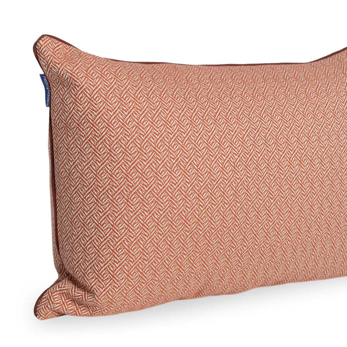 KISSENBEZUG dekorativ herringbone 60x40 cm terrakota - Terracotta, Textil (40/60cm) - Happy Friday