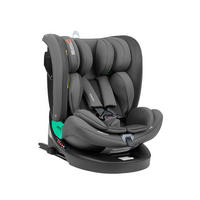 KINDERSITZ i-Reverse i-Size grau (40-150cm) Isofix 360-Drehung 5-Punkt-Gurt - Grau, Kunststoff (43/55/53cm) - Kikka boo