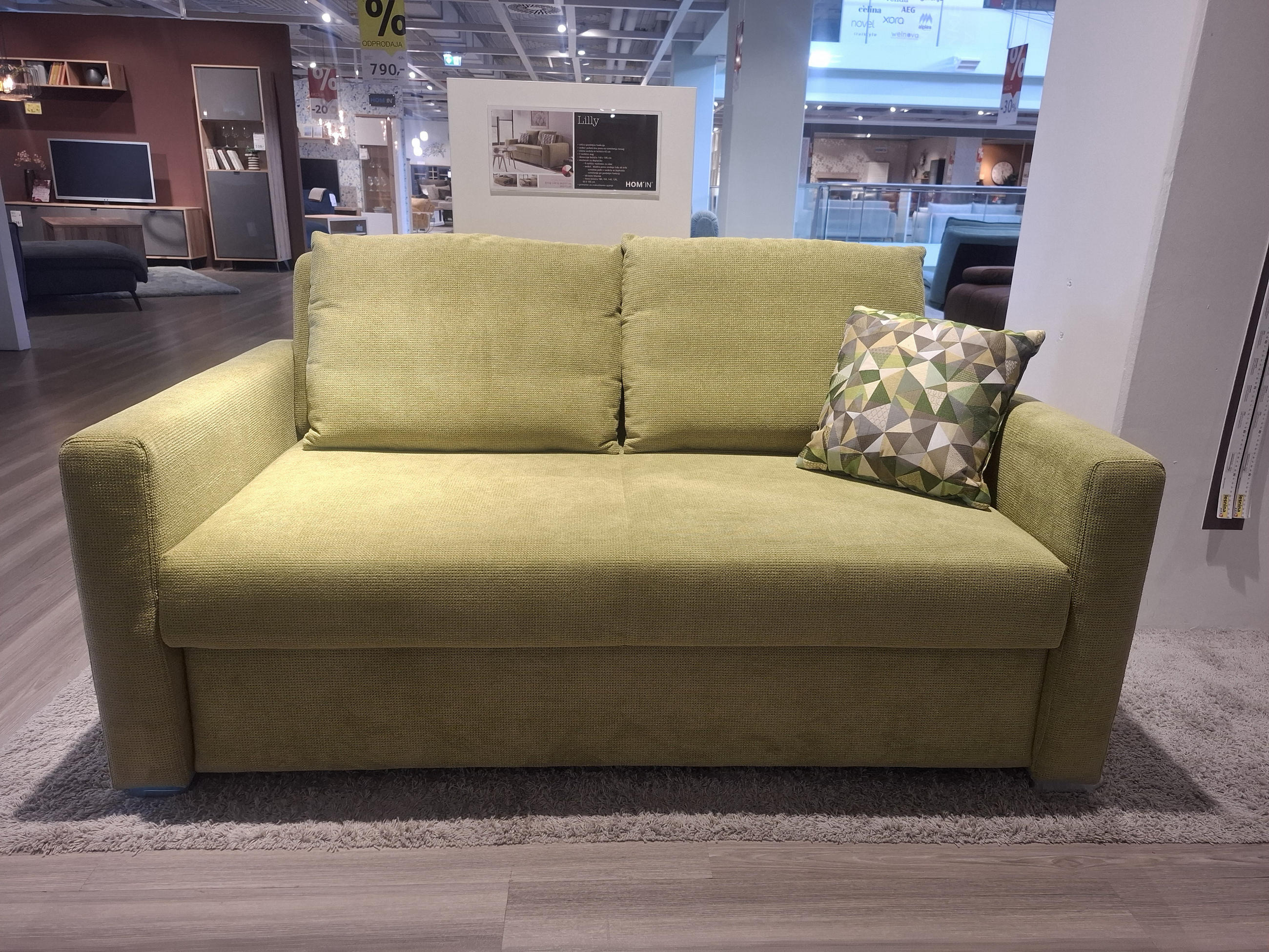 ZOFA S POSTELJNO FUNKCIJO 7266 LILLY - Hom`in