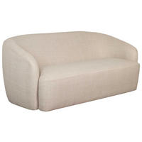 SOFA Loconia 2,5-Sitzer 170/76/89 cm - Beige/Creme, Textil/Metall (170/76/89cm) - Mr. Deko