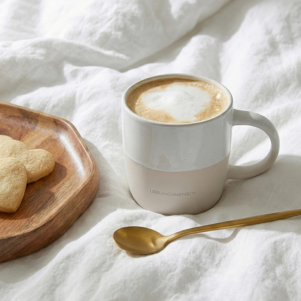 TASSE Me Time 350 ml - Weiß, Keramik (0.35L) - Butlers