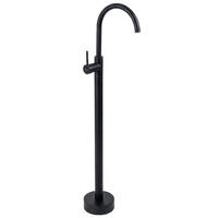 WASCHBECKENARMATUR Freistehend Rea Lungo Black - Schwarz, Metall (20/107.5/96cm) - REA