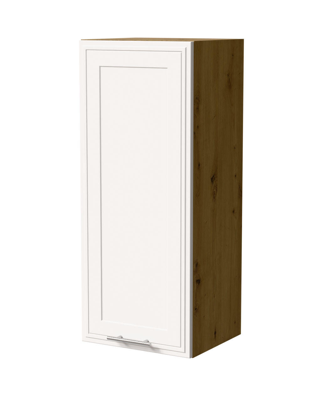 HÄNGESCHRANK Salo W4/40 Eiche Artisan / Weiß Matt 40 / 32,5 / 96cm - Eiche Artisan/Weiß, Holz/Holzwerkstoff (40/96/32.5cm) - Feldmann-Wohnen