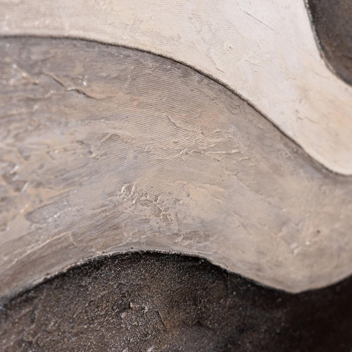 GEMÄLDE Sandwellen Schattenfugenrahmen Eichefarben 160x80 cm - Eichefarben, Holz (160/80cm) - YS-art gallery