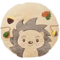 KRABBELDECKE mit Aktivität Igel - Braun, Textil (70/70cm) - Bieco Spielwaren