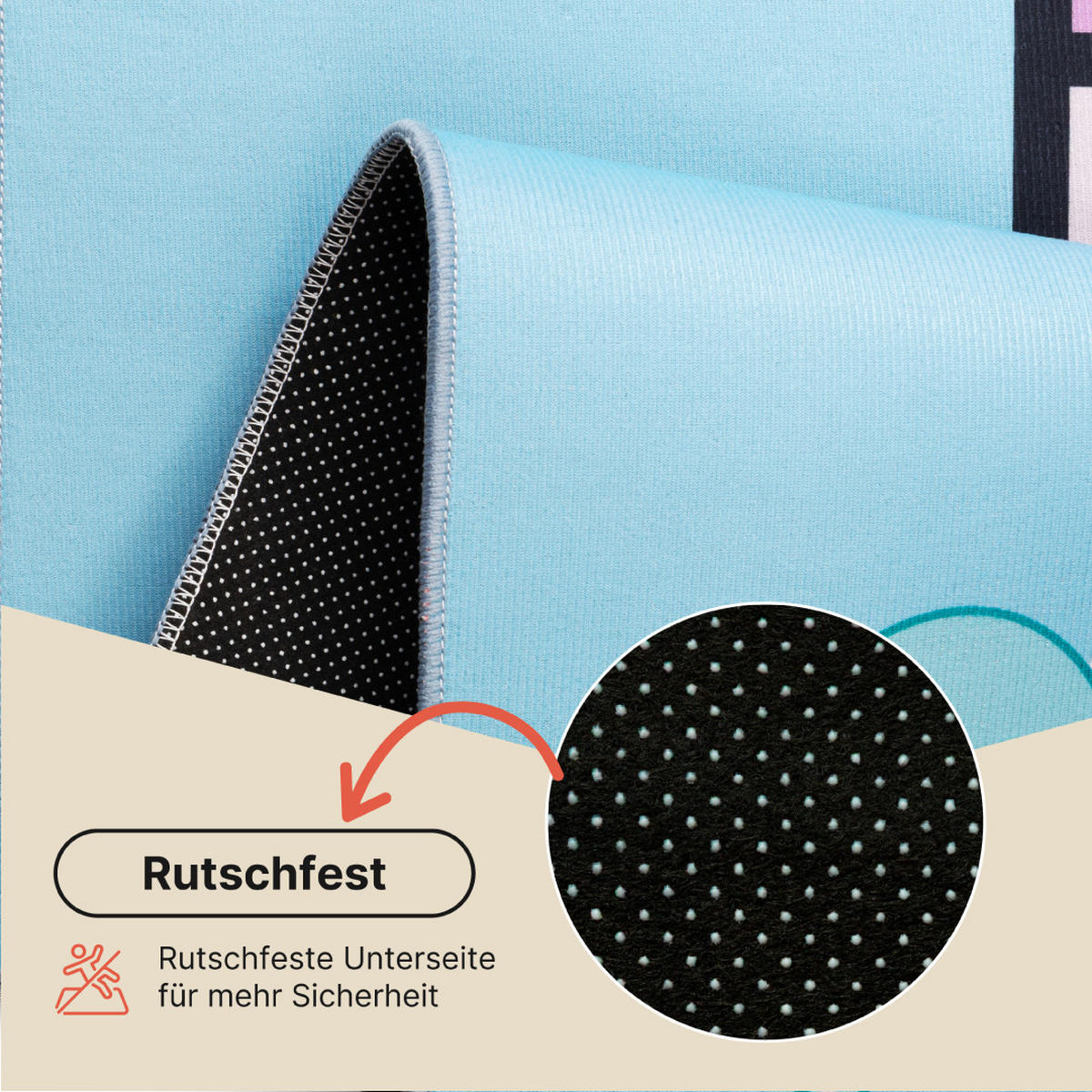 TEPPICH JOY Blau 180/250 cm - Blau, Textil (180/250cm) - Tapiso