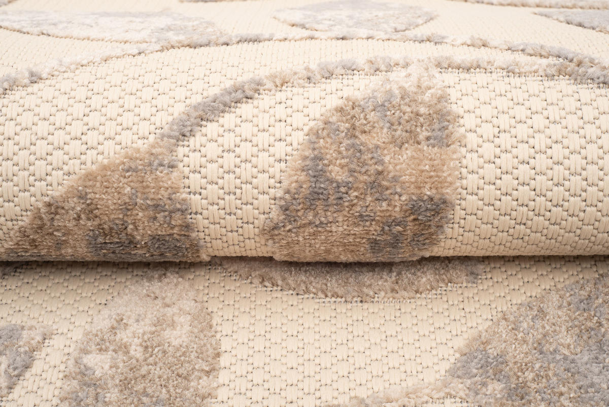 TEPPICH PATIO Creme 200/300 cm - Creme, Kunststoff (200/300cm) - Tapiso