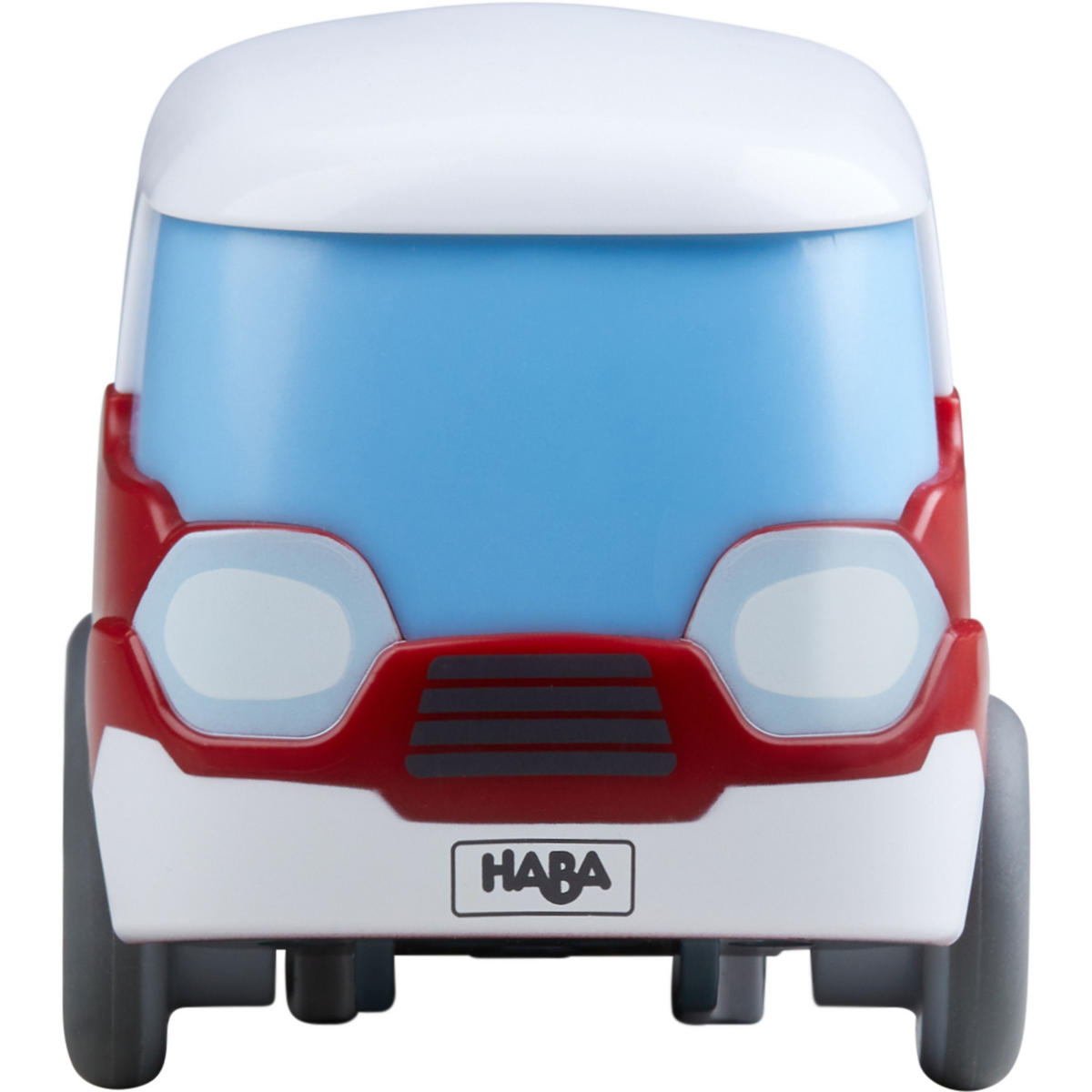 SPIELZEUGAUTO Kullerbü - Roter Bus, ab 2 Jahren - Multicolor, Kunststoff (6/9cm) - Haba