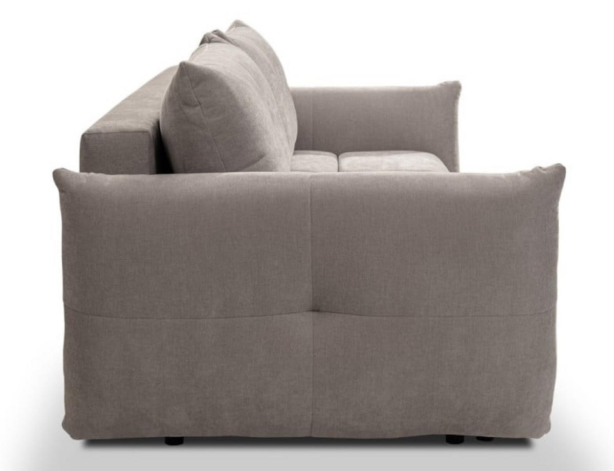 SOFA Cappuccino BASTO Gepolstert Mit Schlaffunktion - Multicolor, Naturmaterialien (245/86/110cm) - Sepro Meble