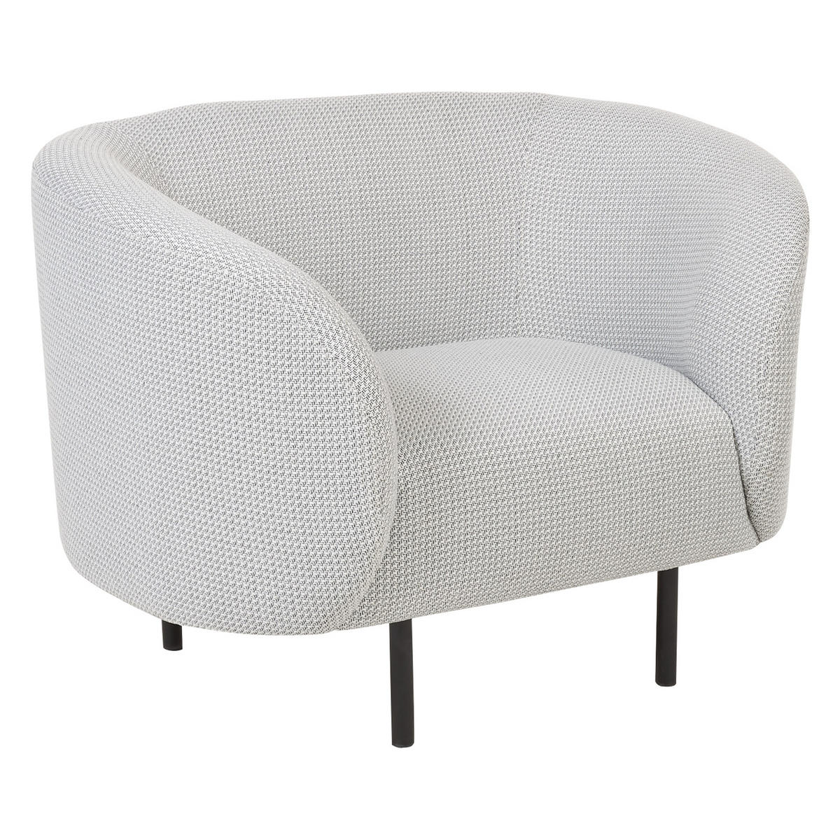 3-SITZER SOFA SET Polsterbezug weiß Loen - Weiß, Textil (155/79/70cm) - Beliani