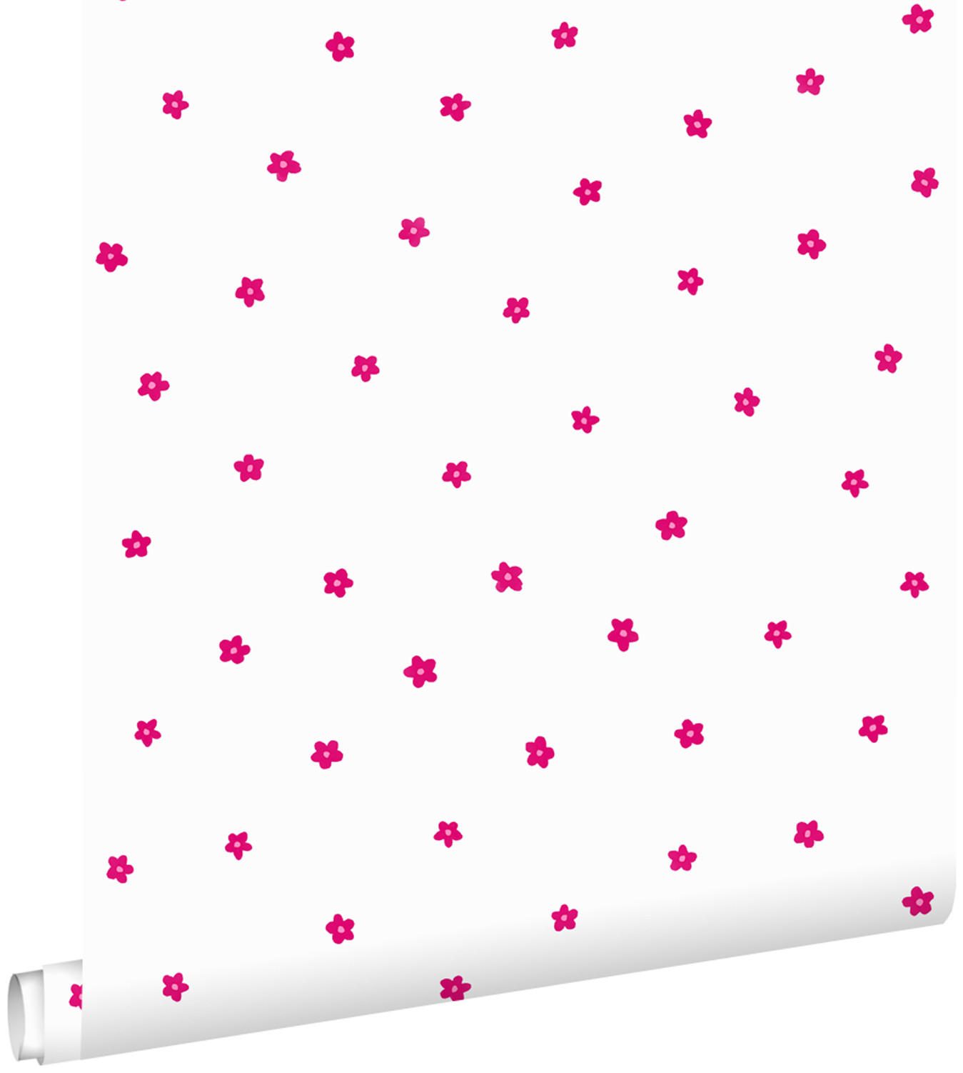 TAPETE Blumen 53 cm x 10.05 m - Pink, Papier (53/0.1cm) - ESTAhome