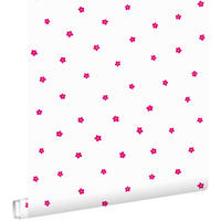 TAPETE Blumen 53 cm x 10.05 m - Pink, Papier (53/0.1cm) - ESTAhome