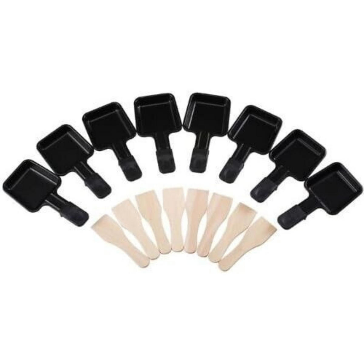 RACLETTEGRILL, Tischgrill für 8 Personen, 1200W Elektrogrill mit Antihaft Grillplatte, Indoor Partygrill, Schwarz, Familiengrill, Küche, Grillabend - Schwarz, Metall (20/13/43cm) - JUNG