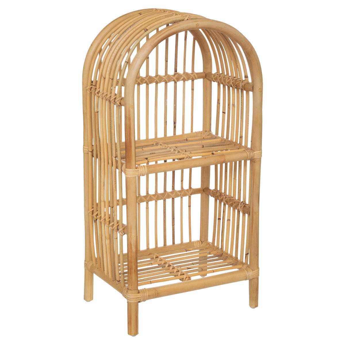 REGAL Rattan 76 cm - Braun, Naturmaterialien (28/76/38cm) - Atmosphera Createur d´interieur