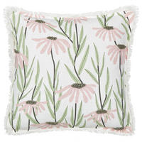 DEKOKISSEN Bunt 45/45 cm Gynura - Pink/Multicolor, Textil (45/45/7cm) - Beliani