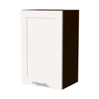 HÄNGESCHRANK Oslo W2/45 Lava / Weiß Matt 45 / 32,5 / 72cm - Dunkelgrau/Weiß, Holz/Holzwerkstoff (45/72/32.5cm) - Feldmann-Wohnen