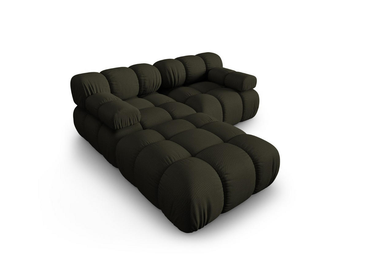 SOFA modular Bellis aus 3D-Stoff Amazonasgrün 3 Sitzplätze - Waldgrün, Textil (188/70/188cm) - Micadoni