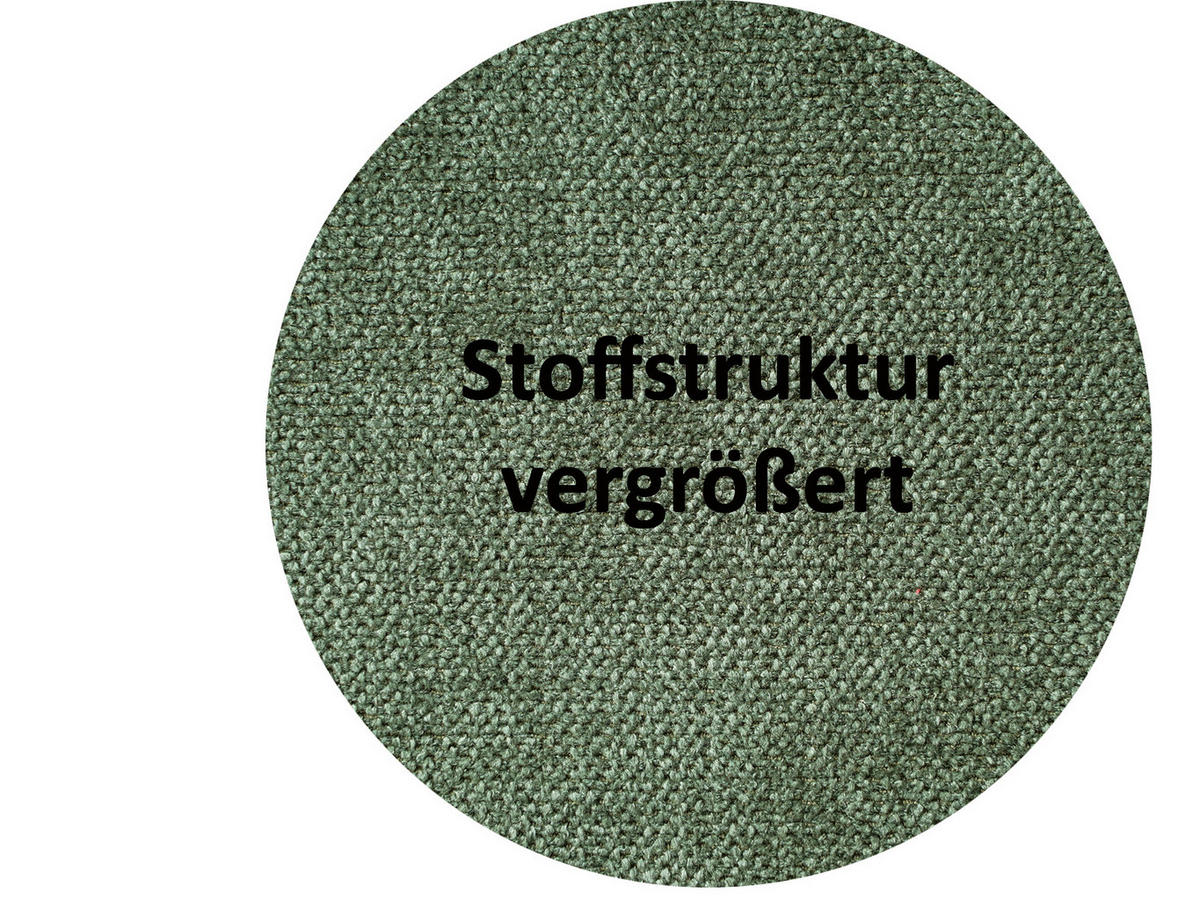 KISSENHÜLLE Rund FarbTon Chenille-Haptik oliven-grün 40 cm Ø - Dunkelgrün, Textil (40/40cm) - beties Heimtextil
