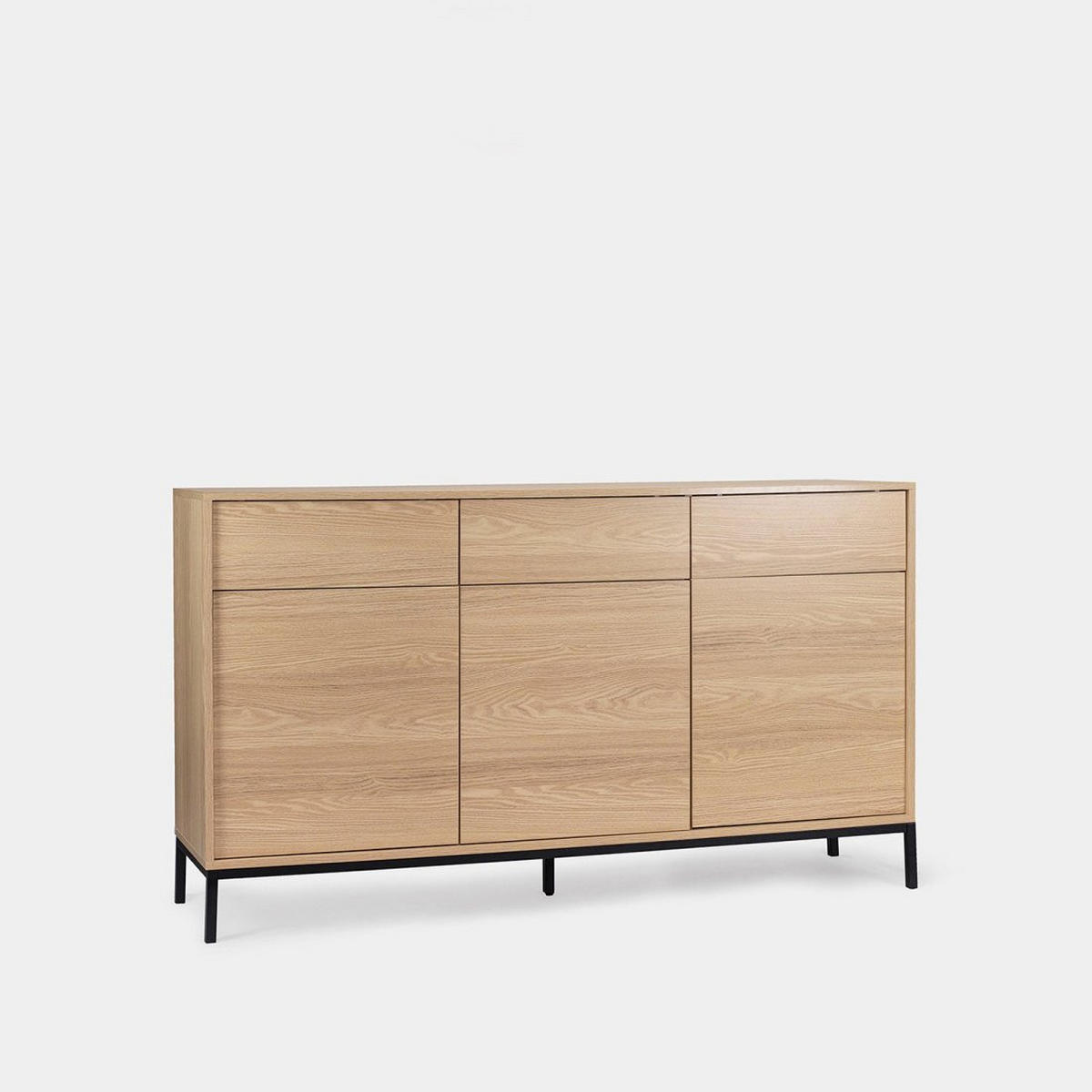 ANRICHTE NIEDRIGE Remi Natürlich 148 cm x 85 cm - Naturfarben, Holzwerkstoff (148/85/40cm) - Klast Home